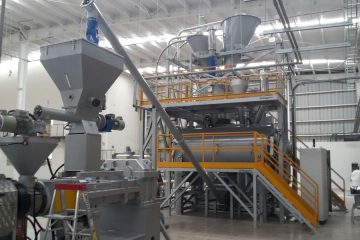 Planta completa para producción de PVC flexible Valtorta Mixer Colombia GPA SAS plásticos PVC